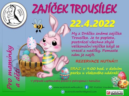 22.4.2022 zajíček trousílek